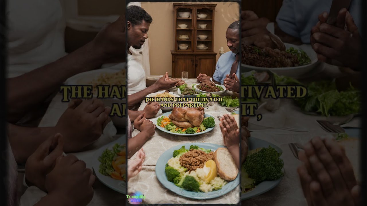 Blessing Prayer for Meals  