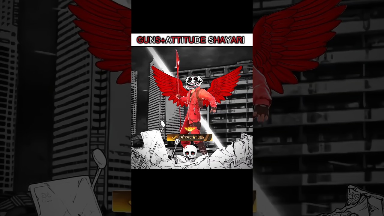 GUNS IN ATTITUDE SHAYARI 👽👊🗿 WAIT FOR END, 