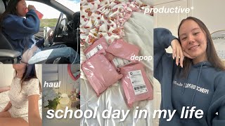 school day in my life *productive* + princess polly haul