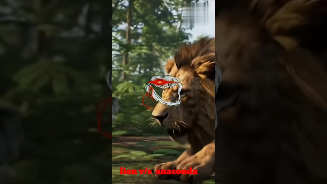 🐉The Ultimate Fight: Lion vs Anaconda Explained|
