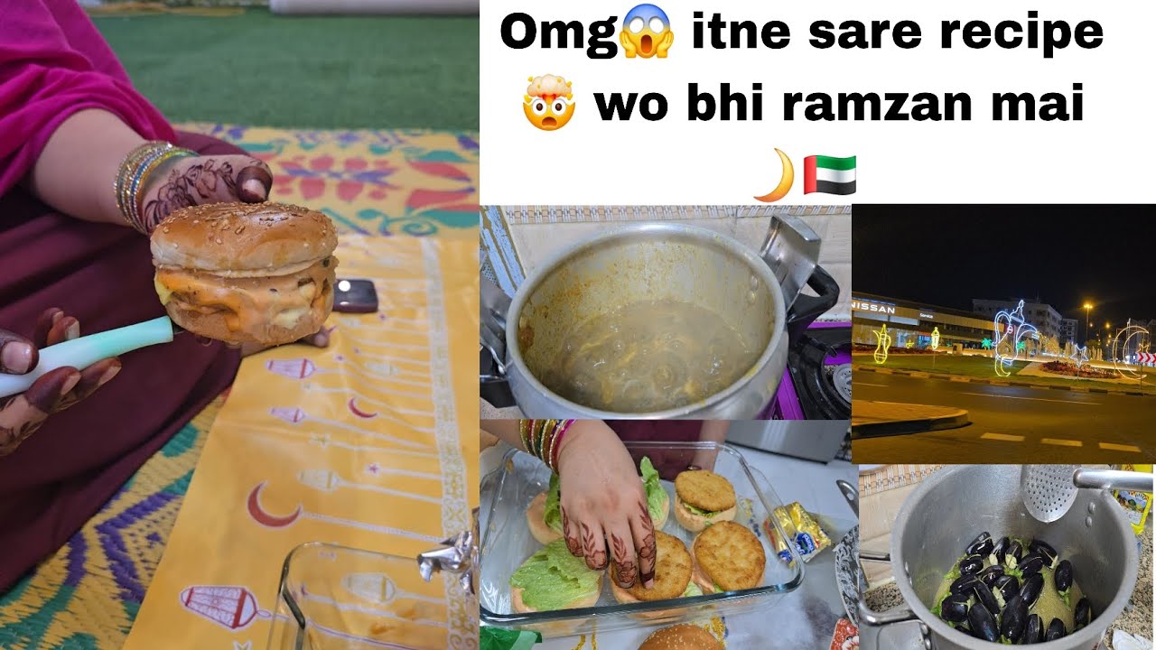 Burger kaise banaye full recipe sayri Mai q pakana padha🌙🇦🇪#recipe #cooking #youtuber 