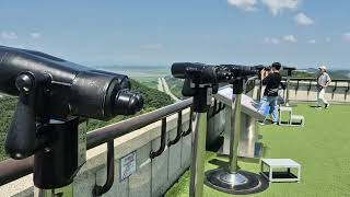 Odusan Unification Observation Deck South Korea. North Korea view