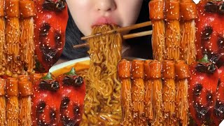 MUKBANG ASMR EP.865 | SPICY NOODLES | Eating challenge noodles | Spicy Food Challenges