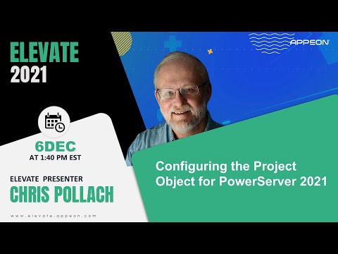 Configuring the Project Object for PowerServer 2021