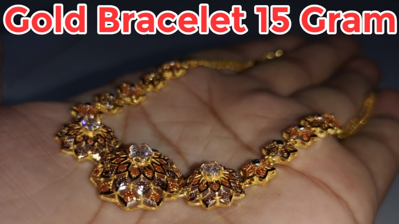 2 grams to 15 grams Latest Designs of Gold Bracelet & Mantasa 2022 with  Price & Weight - YouTube