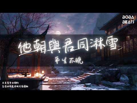 平生不晚 - 他朝與君同淋雪『青衣水秀小巷行緩緩』【Lyrics Video】