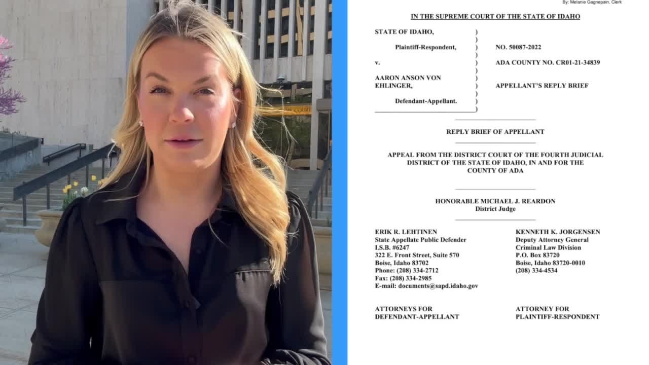 Former Idaho Lawmaker Aaron von Ehlinger's rape conviction appeal moves forwards