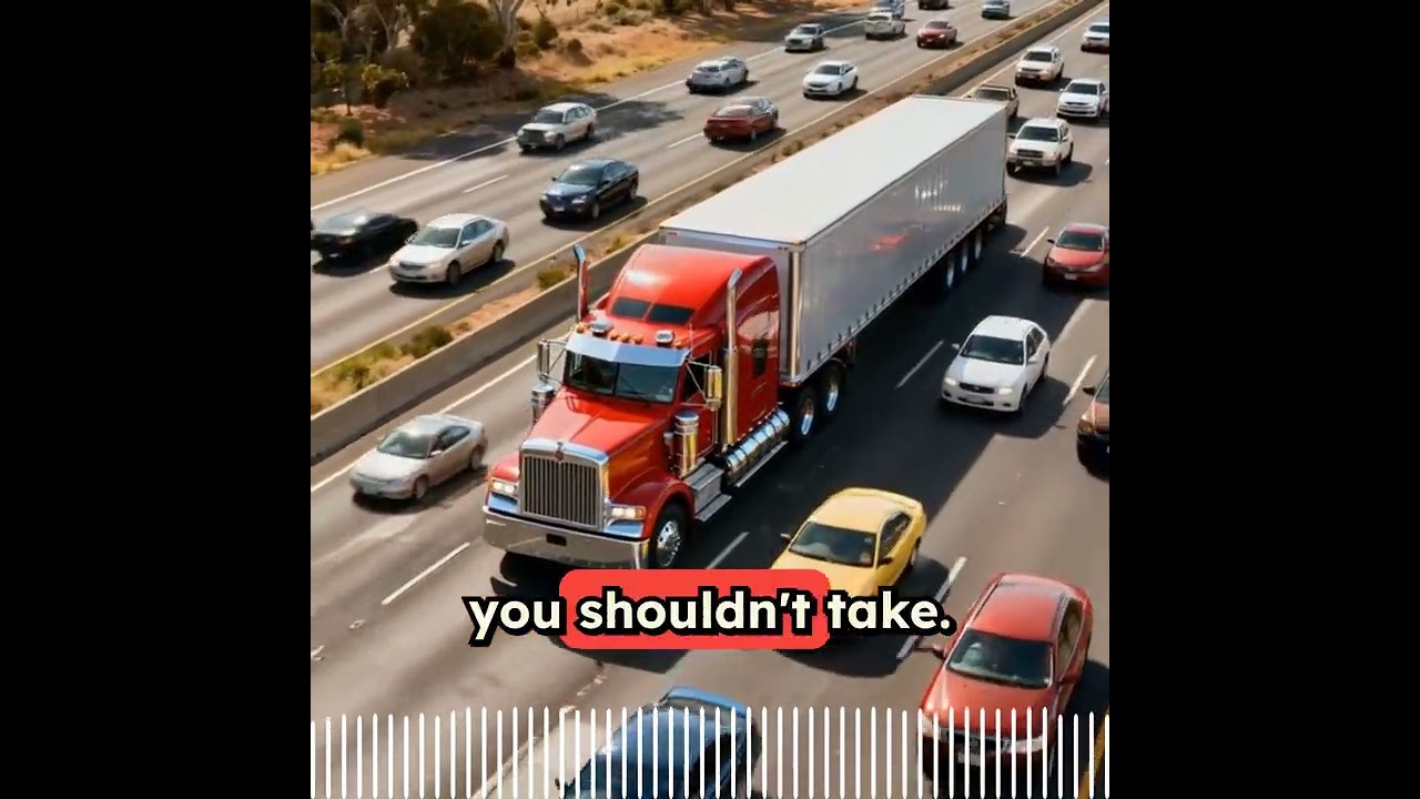 Trucker's Plea: Why You Should Never Cut Off an 18-Wheeler 🚛