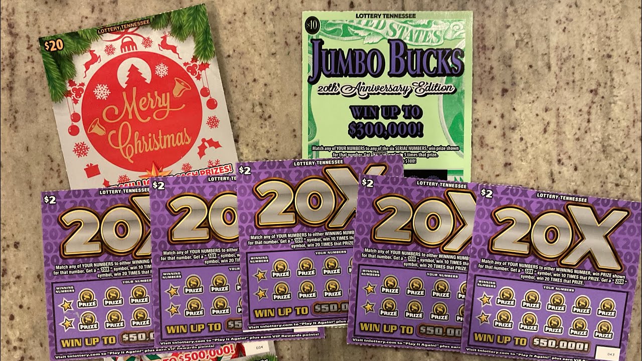 Scratching the NEW JUMBO Bucks 💰 20X and Merry Christmas 🎄 scratch off