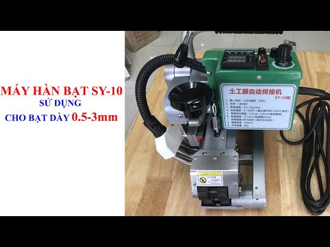 Video Máy hàn bạt HDPE tự động SY-10 cho bạt dày 0.5mm-3mm - youtube
