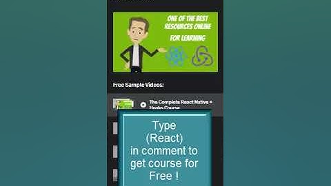 The Complete React Native and Hooks Course #udemy #free #freecourse #course #react #reactnative