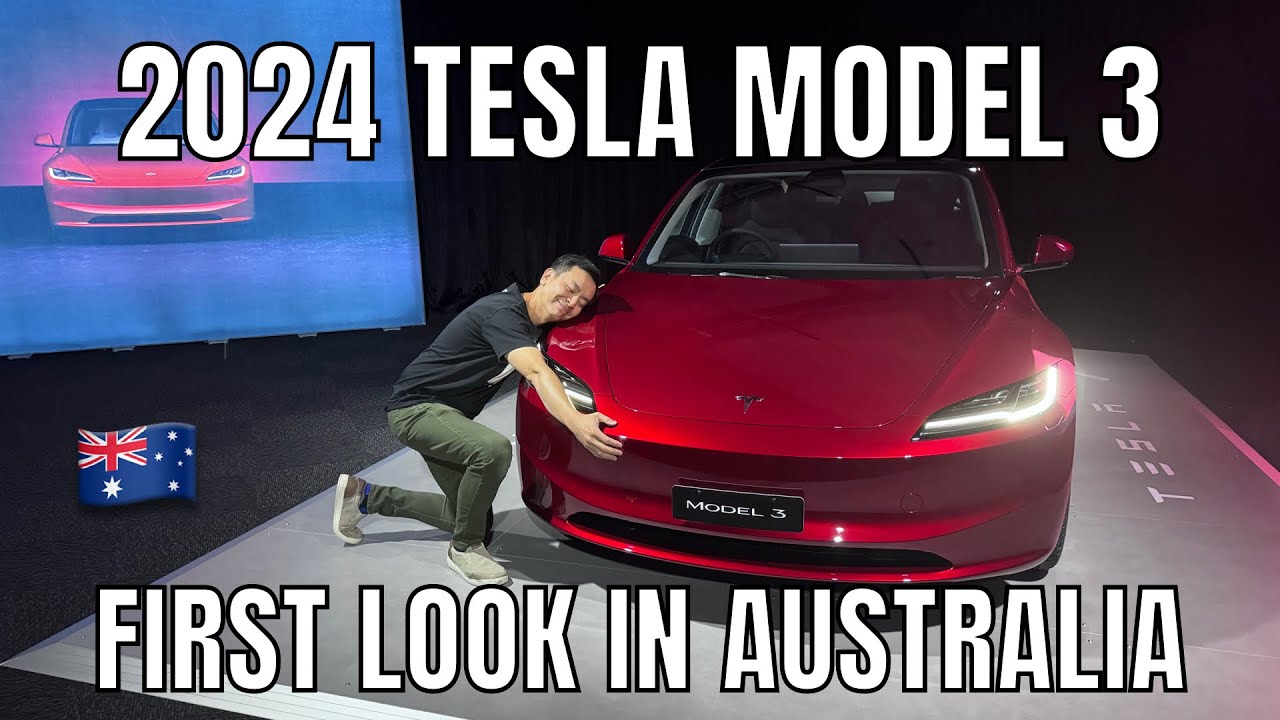 2024 Tesla Model 3 First Look First Impression in Australia Walkaround 