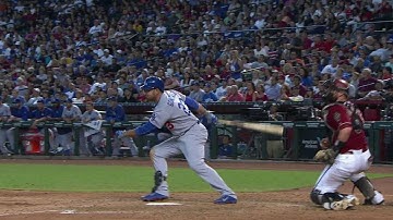 LAD@ARI: Gonzalez lines an RBI single to pad the lead