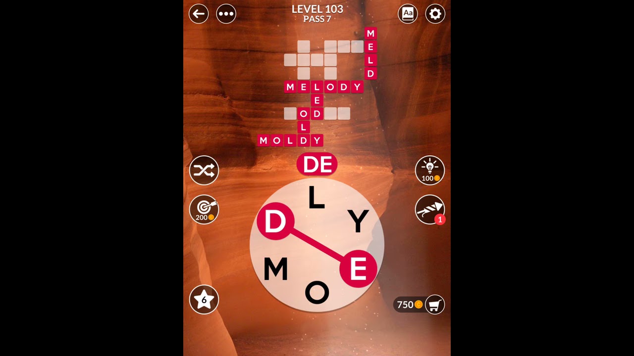 Wordscapes Level 103 Answers - YouTube