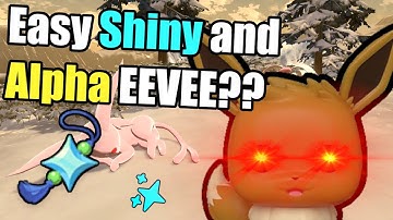 Easy Shiny and Alpha Eevee Farm
