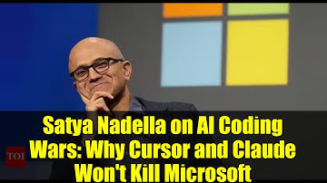 Satya Nadella on AI Coding Wars: Why Cursor and Claude Won