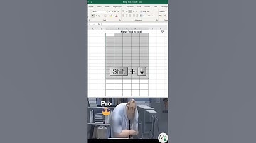 Merge trick in excel #exceltutorial #exceltips #exceltricks #spreadsheets