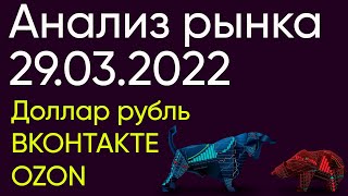 Анализ рынка 29.03.2022 РОСТ ВКОНТАКТЕ ФОСАГРО