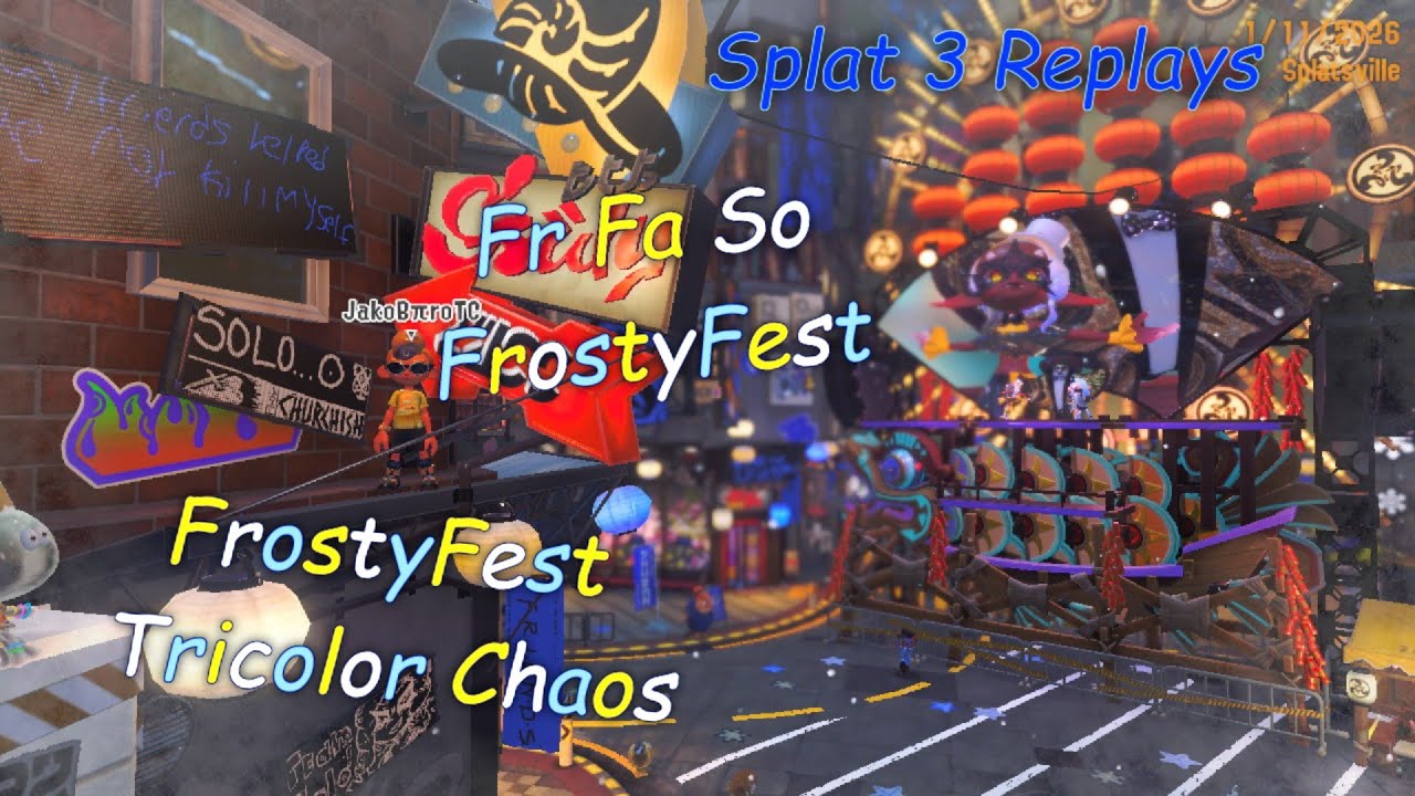 S3 Replays: FrostyFest Tricolor Chaos (Friends-Family-Solo FrostyFest, 3rd FrostyFest)