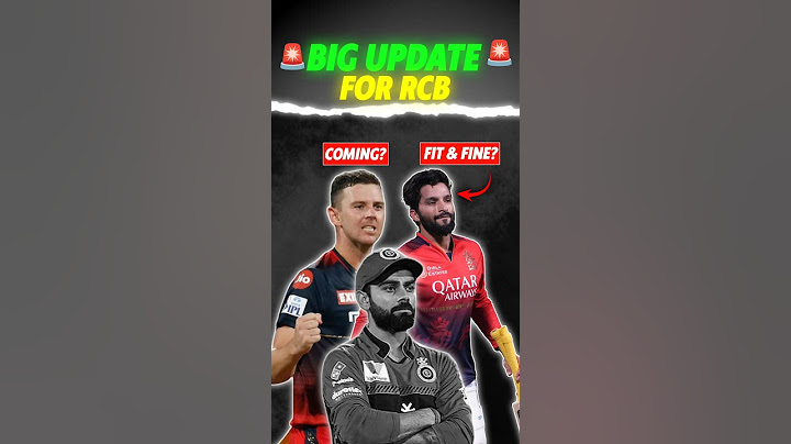 Good News For RCB 🔥 Hazlewood And Rajat Patidar are Back