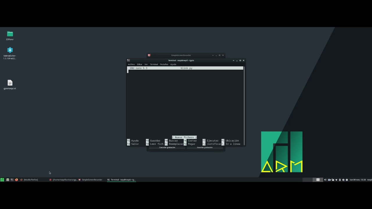 Raspberry pi 4 activar GPIO Python en manjaro - YouTube