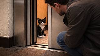 The Elevator Stopped Between Floors… Then I Saw a Tiny Kitten