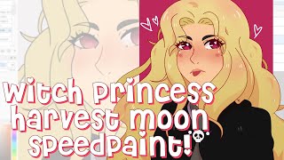 Witch Princess Speedpaint - Harvest Moon DS