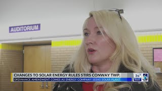 Proposed solar plant causes stir in mid-Michigan township