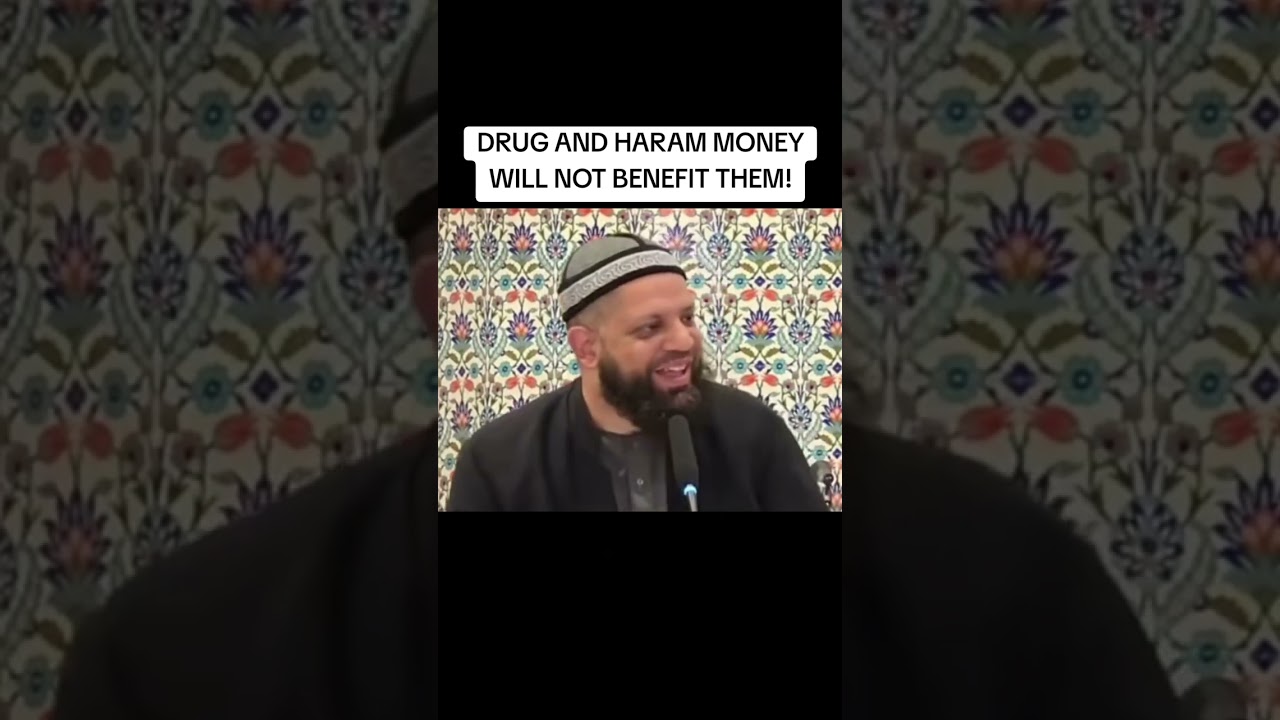DRUG AND HARAM MONEY WILL NOT BENEFIT THEM!