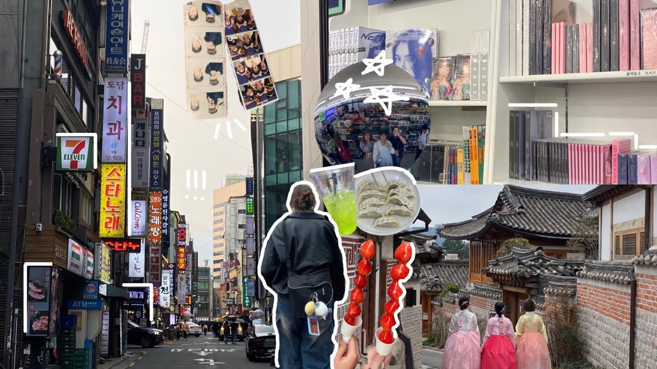 Korea vlog˚ ༘ ೀ⋆｡˚: visiting ,Lotte world,National museum of Korea,seven eleven…₊˚ෆ ‧₊˚🖇️✩ ₊˚🎧⊹ 𖦹