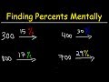 How To Find a Percent of a Number - Without a Calculator!