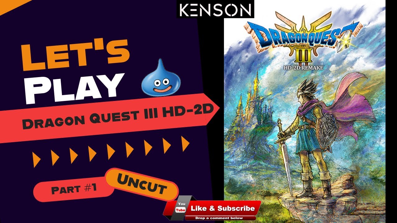 Dragon Quest III HD-2D (Uncut) Pt. 1 || Aliahan, Reeve, Dreamers Tower, Romaria & Khoryv