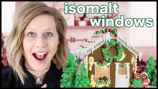 Gingerbread House Windows with Isomalt | EASY!