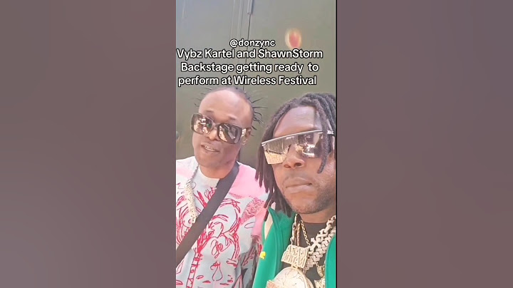 Vybz Kartel & Shawn Storm Black Stage Getting Ready To Enter Di Building #donzync #vybzkartel #siva
