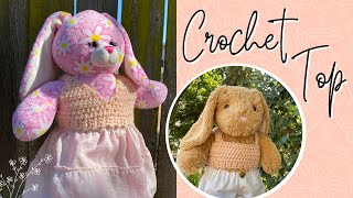 How to Crochet a Reversible Top for a Stuffed Animal