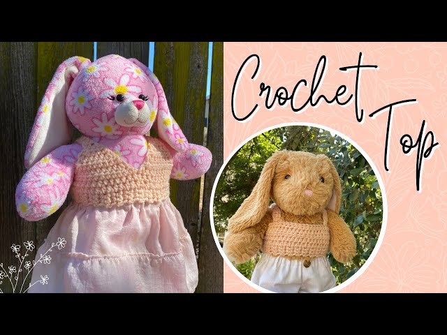 How to Crochet a Cardigan for a Stuffed Animal