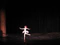 Natalie dancing a Kitri Variation from Don Quixote