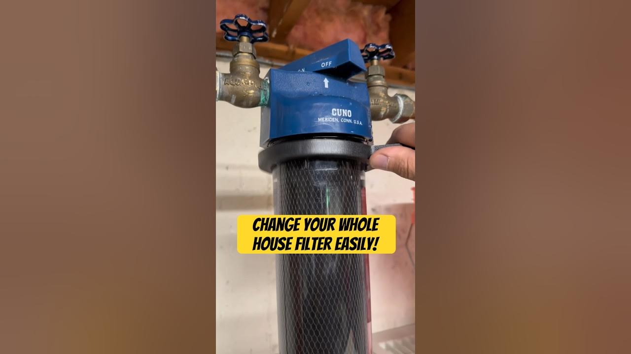 How to change your water filter easily shorts YouTube