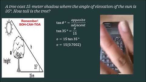USES TRIGONOMETRIC RATIOS TO SOLVE REAL – LIFE PROBLEMS INVOLVING RIGHT TRIANGLE