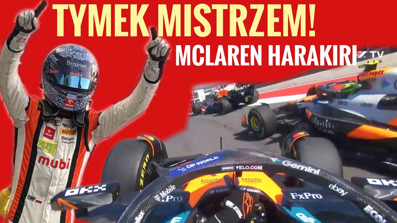 Formula 1 – Tragedia McLarena w USA. Tymek Kucharczyk mistrzem Euroformula Open (wywiad)