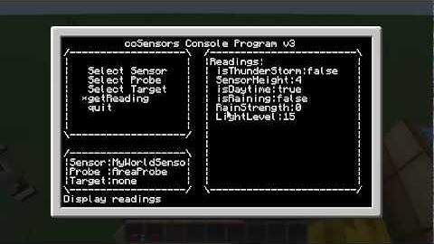 Minecraft ComputerCraft Tutorial 8 - Peripheral - ccSensors