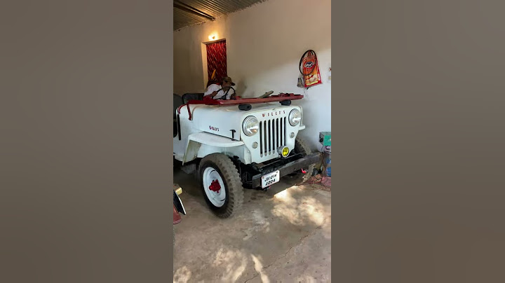 1958 Willy CJ3B 4 x 4, left-hand drive (Petrol) @ Tikratoli Estate