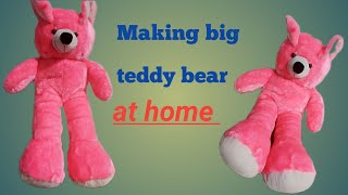 Memorial bear...soft toy teddy bear make at home .... screenshot 4