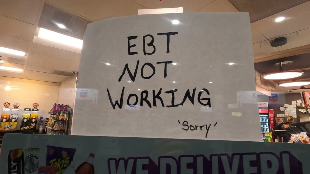 THEY ARE NOT TAKING FOOD STAMPS EBT NOT WORKING EBT CARD FOOD STAMPS NOT ACCEPTING CASH ONLY SORRY