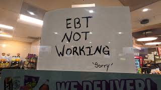 THEY ARE NOT TAKING FOOD STAMPS EBT NOT WORKING EBT CARD FOOD STAMPS NOT ACCEPTING CASH ONLY SORRY by massacreink 20 views 9 days ago 17 seconds