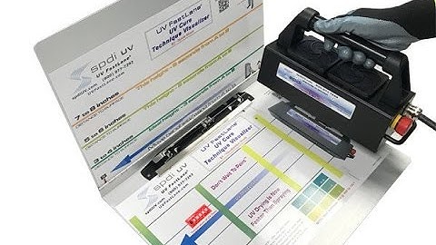 UV Visualizer Demonstration for SPDI UV Power-Shot 1100s