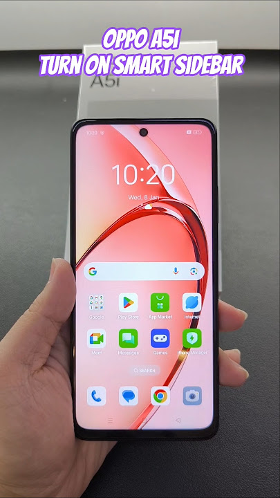 OPPO A5i Turn on Smart Sidebar