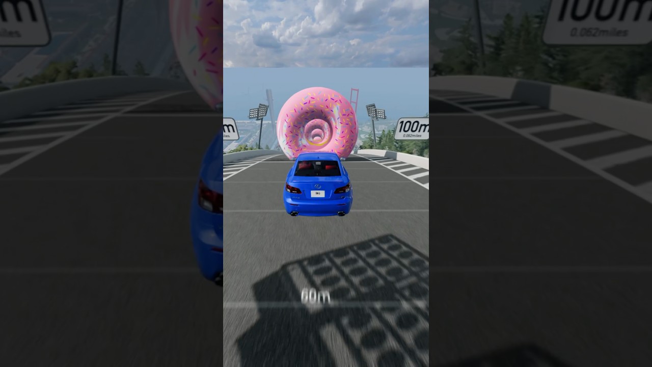Which car will successfully pass the obstacles?😎#beamngdrive #shorts #viralshorts #explore