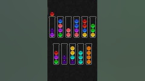 ball sort color water puzzle level 1016