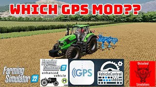 Which GPS mod?  FS22